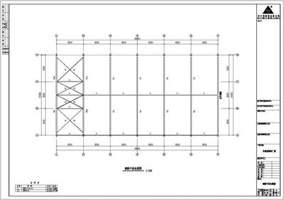 某石业公司钢结构工程CAD设计大样图纸