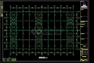 某公司钢结构工程设计CAD图纸